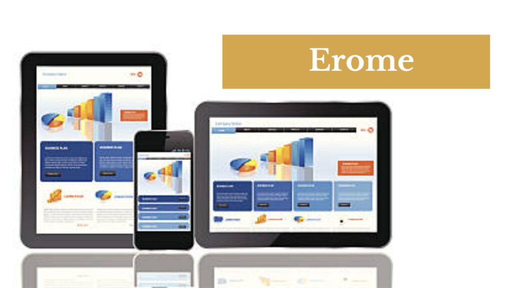 Screenshot of Erome homepage showcasing content-sharing features.