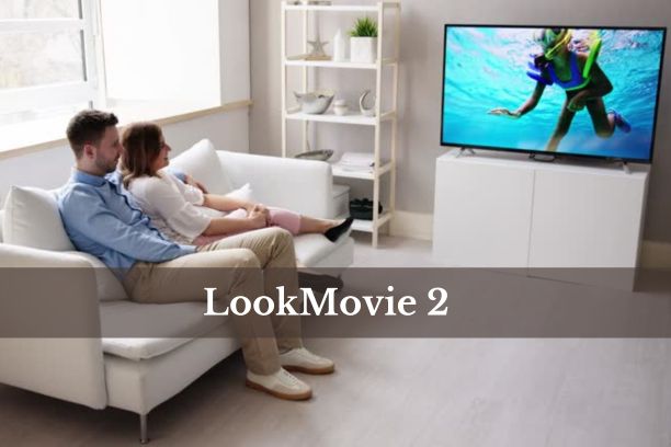 A family enjoying a movie night with LookMovie 2.